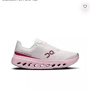 On cloudsurfer 2 sneakers — Peony / Ivory